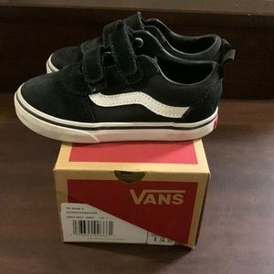 Vans toddler sneakers with Velcro closure